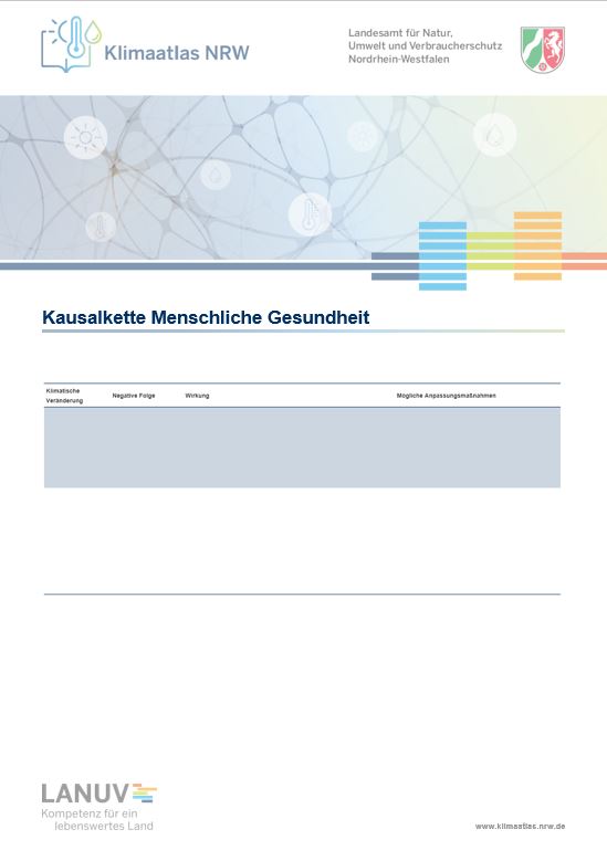 Kausalkette Menschliche Gesundheit