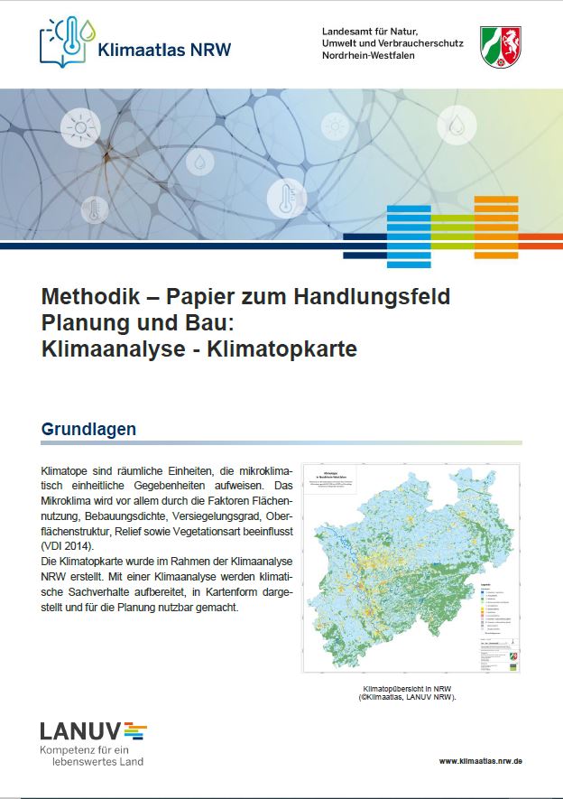 Titelseite Methodik-PDF Klimatope