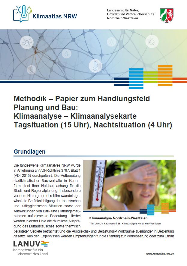 Titelseite Methodik-PDF Klimaanalyse Tag- und Nachtsituation