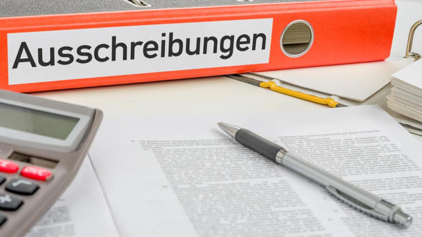 Schmuckbild Ausschreibungen