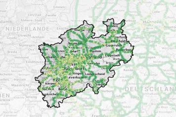 Screenshot der Karte Böschungsbrand