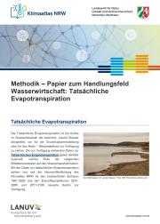 Methodik Tatsächliche Evapotranspiration