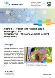 Titelseite Methodik-PDF Klimaanalyse Gesamtbetrachtung