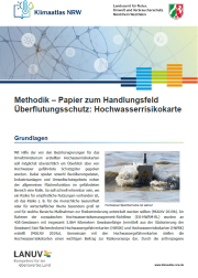 Titelblatt Methodikpapier Hochwasserrisikokarte