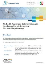 Titelseite Methodik-PDF Niederschlagskenntage
